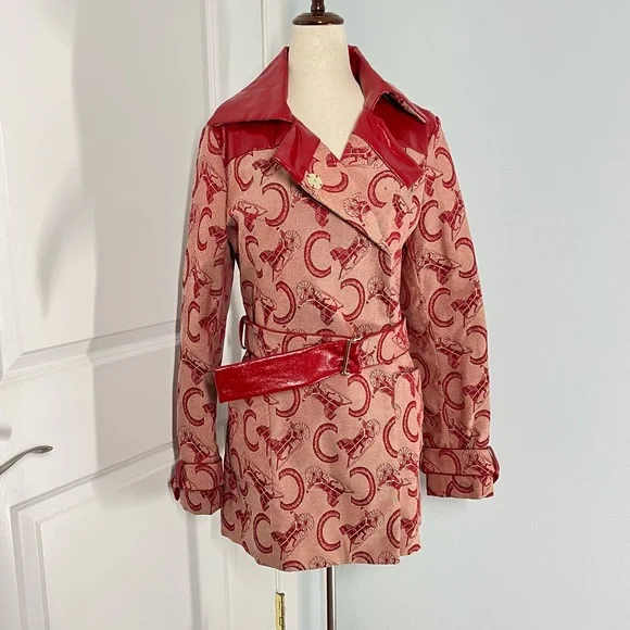 BLUET Handmade Trench coat size S - Picture 6 of 17